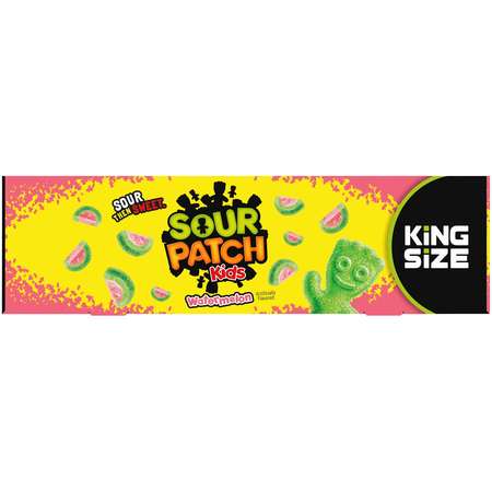 SOUR PATCH Sour Patch Fat Free Watermelon Soft Candy 3.4 oz. Bags, PK144 203